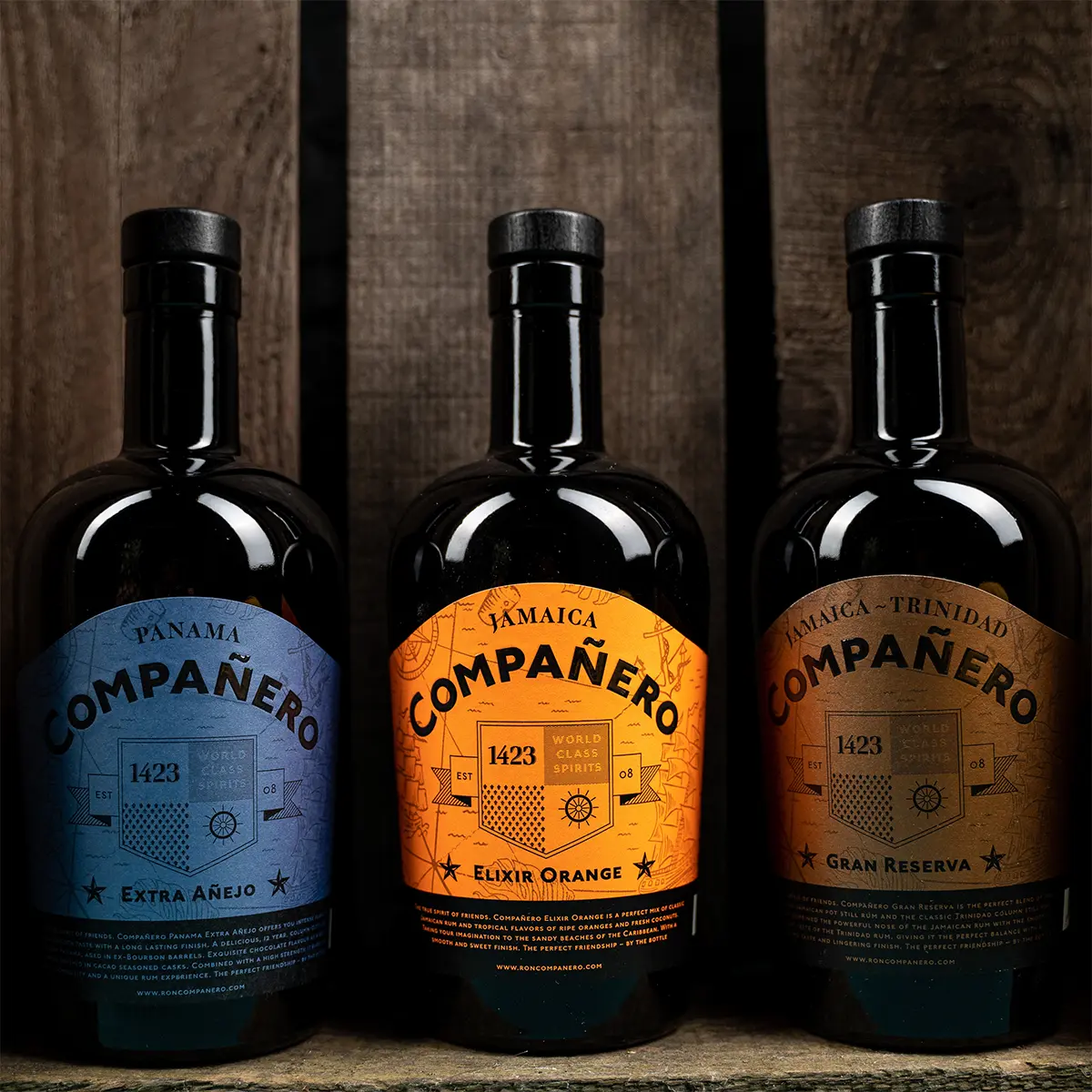 Companero rum all three