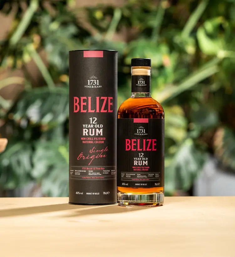 1731 fine & rare belize 12 years old rum
