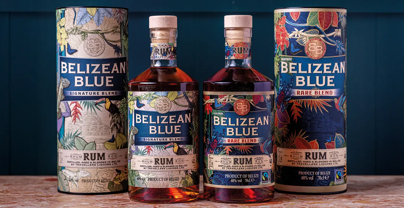 belizean blue rsignature and rare blend rum